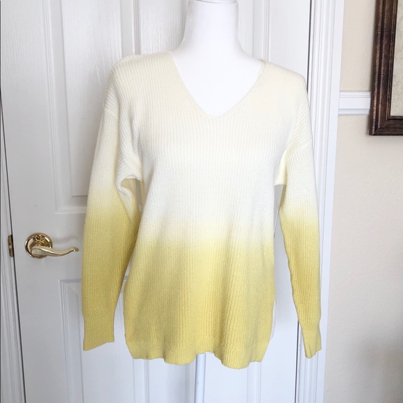 NWT Vylette Dip-Dye Design Sweater  Side Slits - Picture 3 of 8